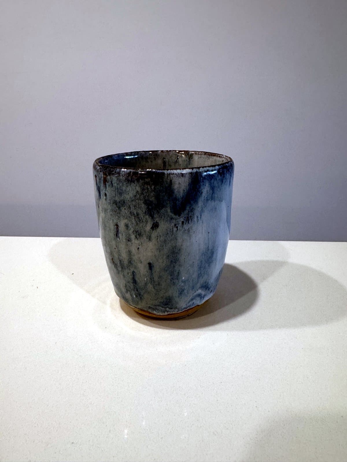 Ocean Tumbler, handmade stoneware, SA-06, view 1
