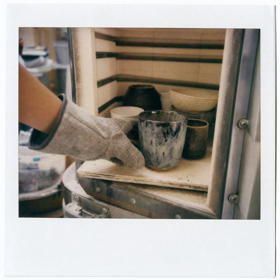 Ocean Tumbler: out of the kiln